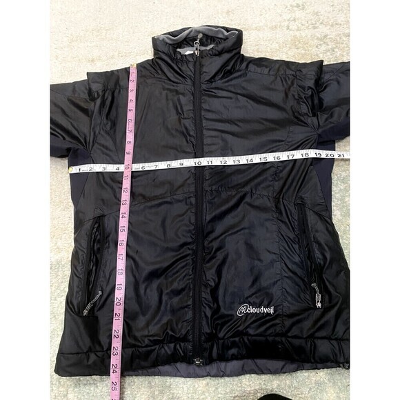 Cloudveil Primaloft Jacket Women's Medium Black Full Zip Pockets Insulated - Picture 7 of 9